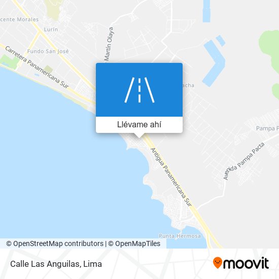 Mapa de Calle Las Anguilas