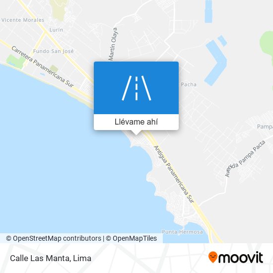 Mapa de Calle Las Manta