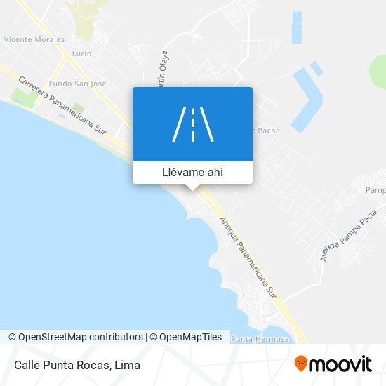 Mapa de Calle Punta Rocas