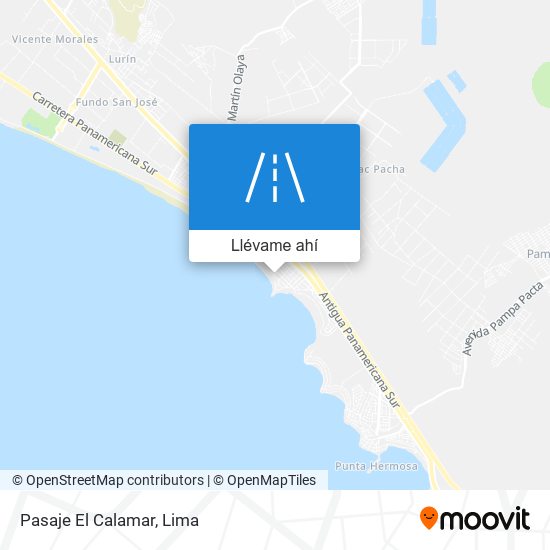 Mapa de Pasaje El Calamar