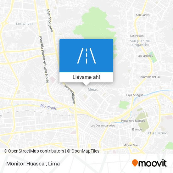 Mapa de Monitor Huascar