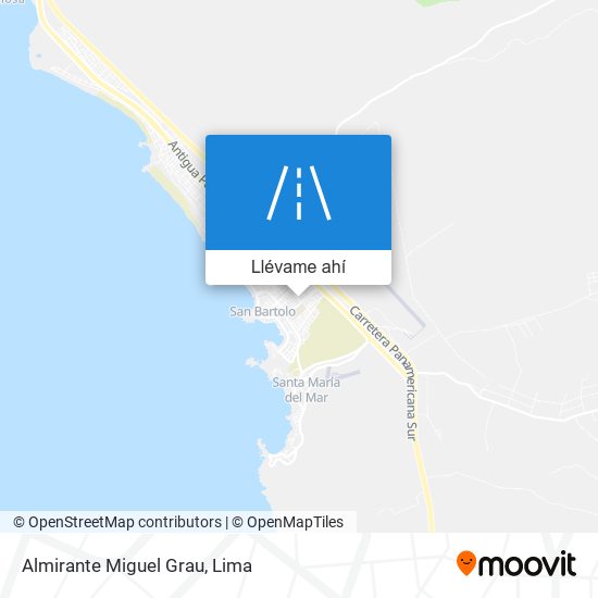 Mapa de Almirante Miguel Grau