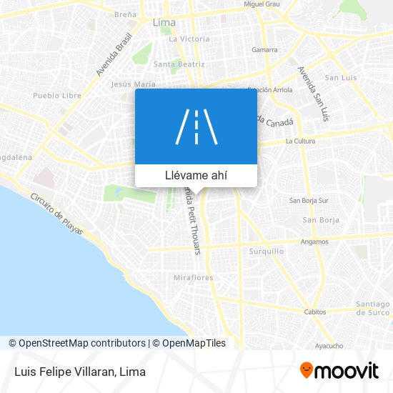 Mapa de Luis Felipe Villaran