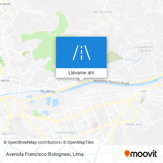 Mapa de Avenida Francisco Bolognesi