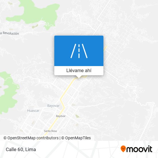 Mapa de Calle 60