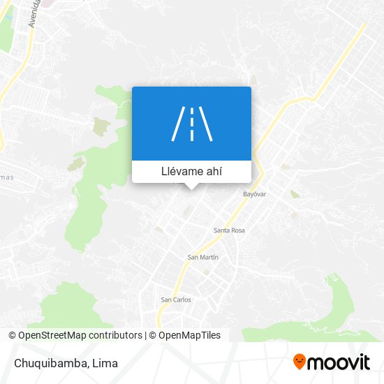 Mapa de Chuquibamba