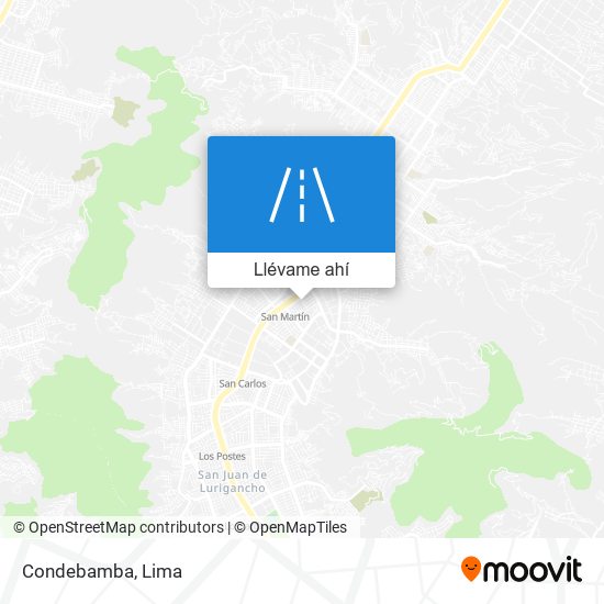 Mapa de Condebamba