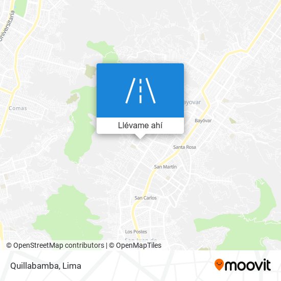 Mapa de Quillabamba