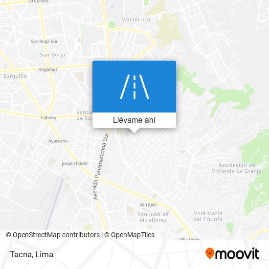 Mapa de Tacna