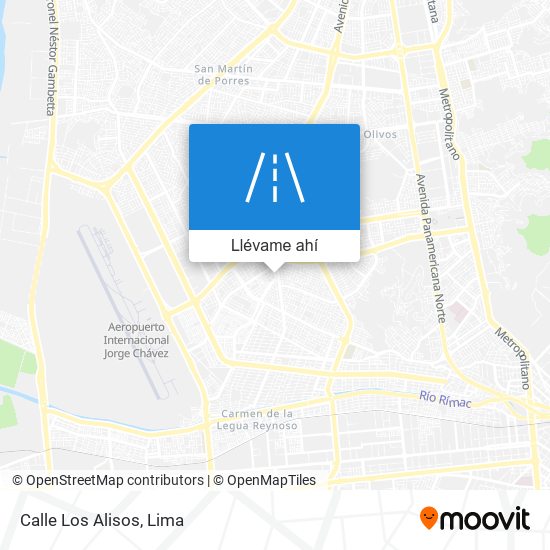 Mapa de Calle Los Alisos