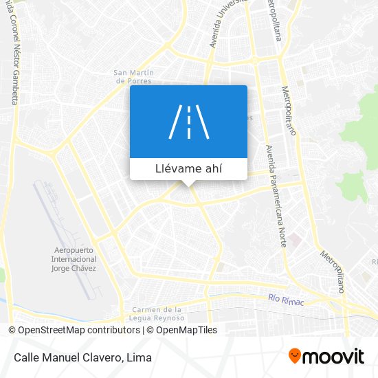 Mapa de Calle Manuel Clavero