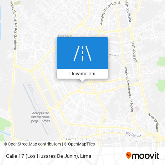 Mapa de Calle 17 (Los Husares De Junin)