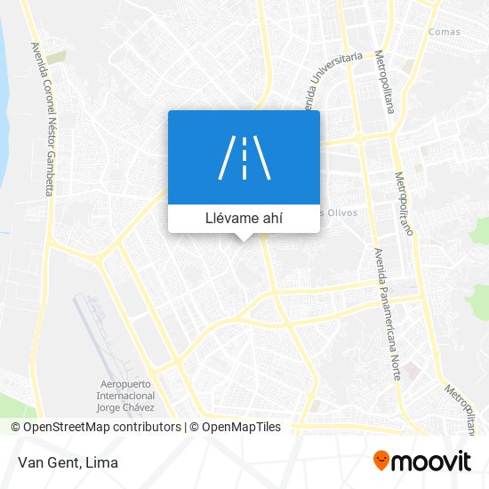 Mapa de Van Gent