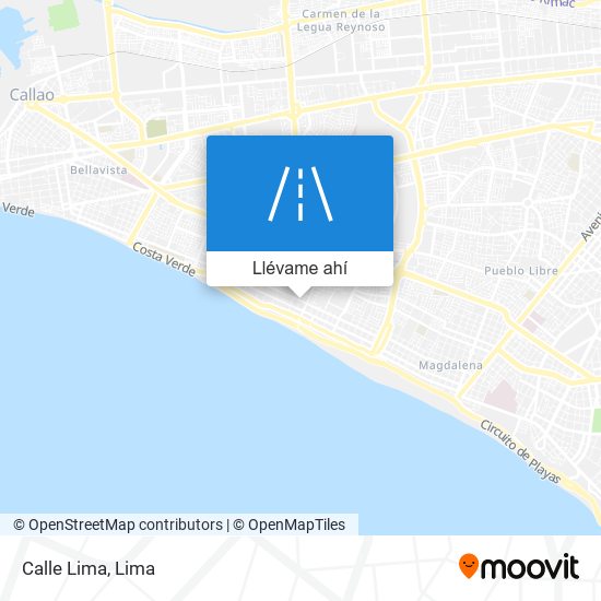 Mapa de Calle Lima