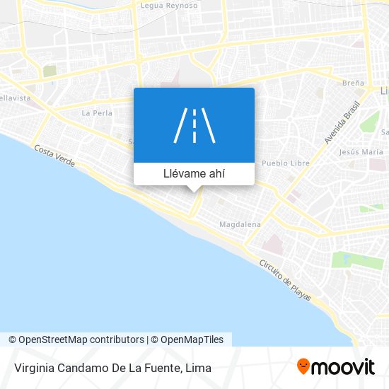 Mapa de Virginia Candamo De La Fuente