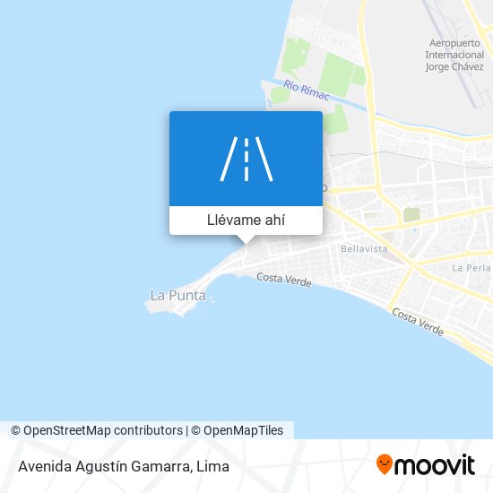 Mapa de Avenida Agustín Gamarra
