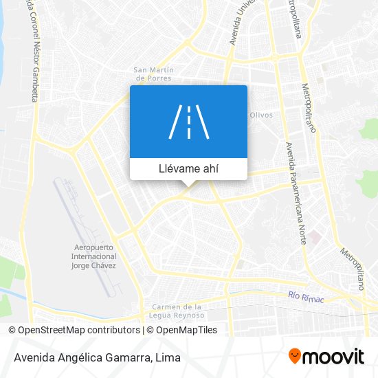 Mapa de Avenida Angélica Gamarra