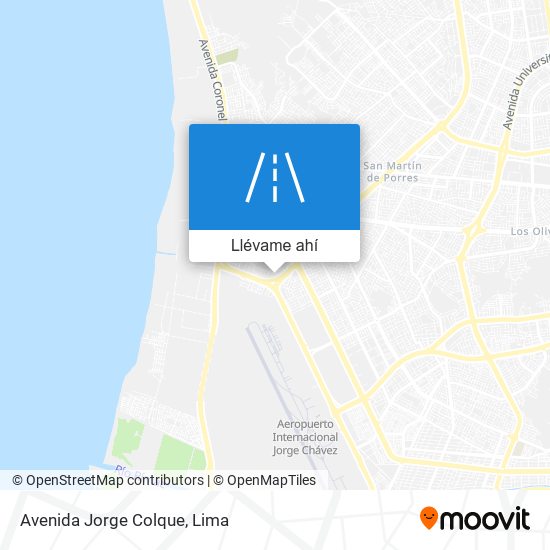 Mapa de Avenida Jorge Colque