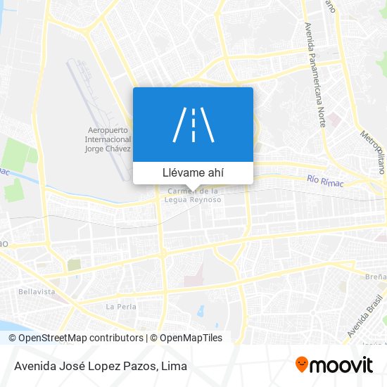 Mapa de Avenida José Lopez Pazos