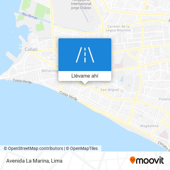 Mapa de Avenida La Marina