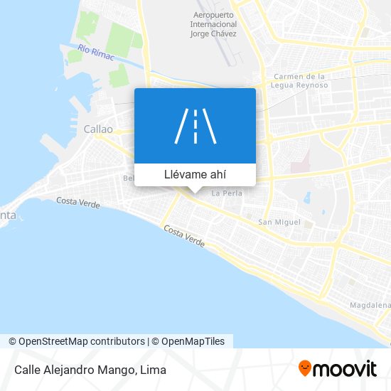 Mapa de Calle Alejandro Mango