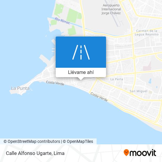 Mapa de Calle Alfonso Ugarte