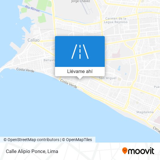 Mapa de Calle Alipio Ponce