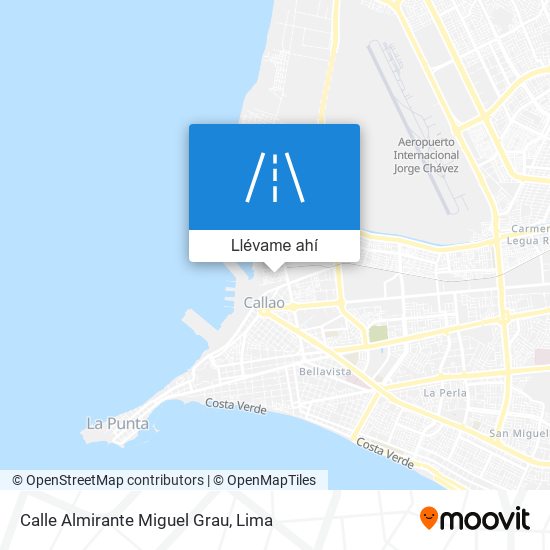 Mapa de Calle Almirante Miguel Grau