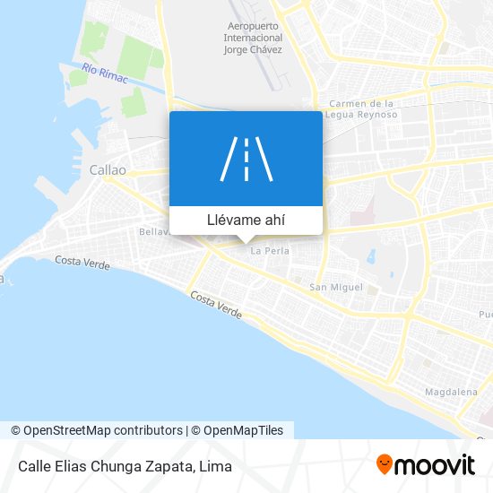Mapa de Calle Elias Chunga Zapata