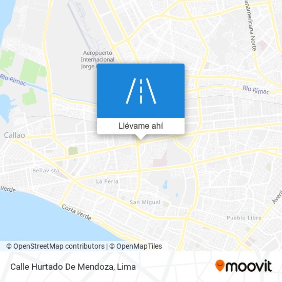 Mapa de Calle Hurtado De Mendoza