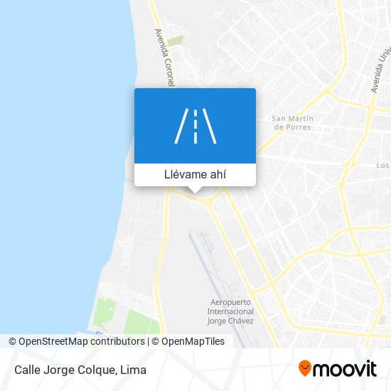 Mapa de Calle Jorge Colque