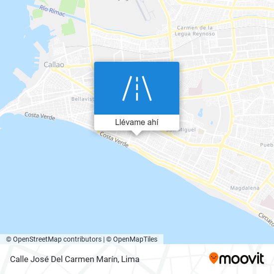 Mapa de Calle José Del Carmen Marín