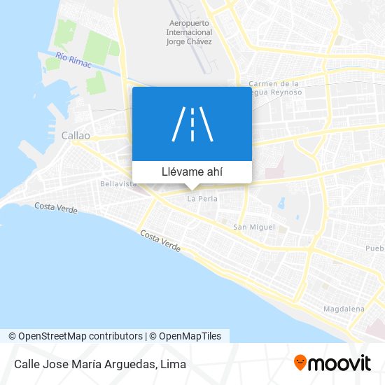 Mapa de Calle Jose María Arguedas