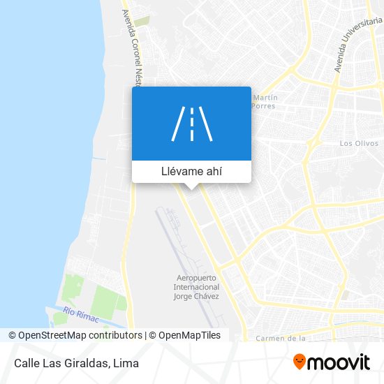 Mapa de Calle Las Giraldas