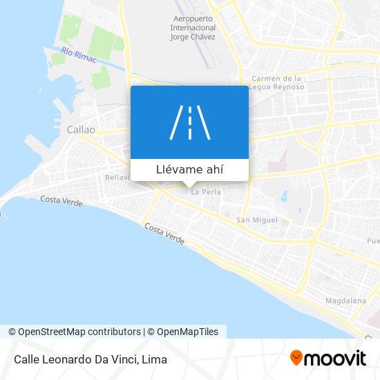 Mapa de Calle Leonardo Da Vinci