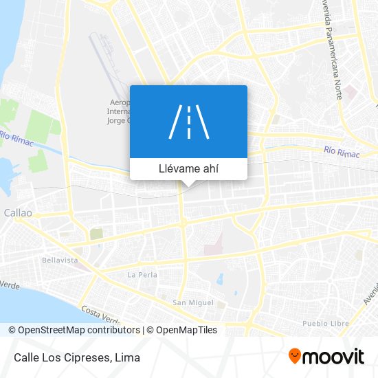 Mapa de Calle Los Cipreses