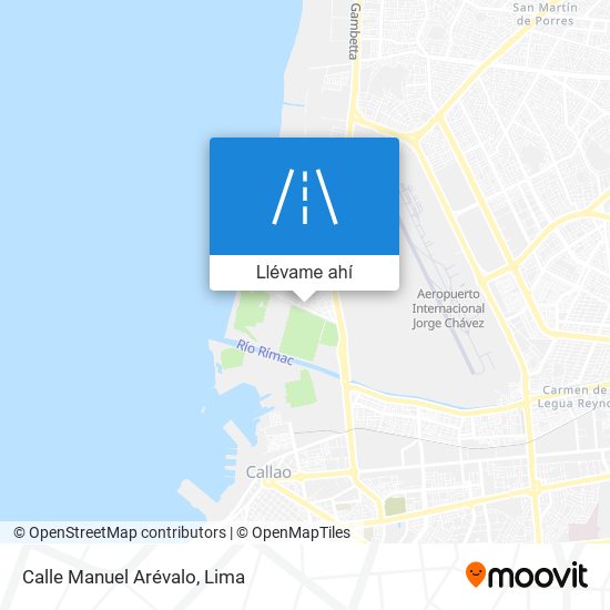 Mapa de Calle Manuel Arévalo