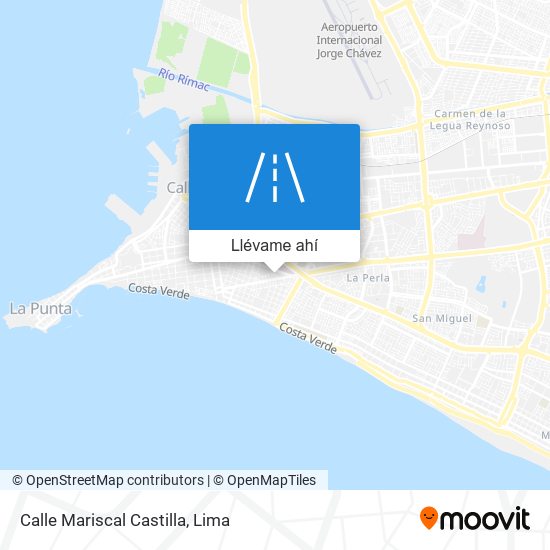 Mapa de Calle Mariscal Castilla