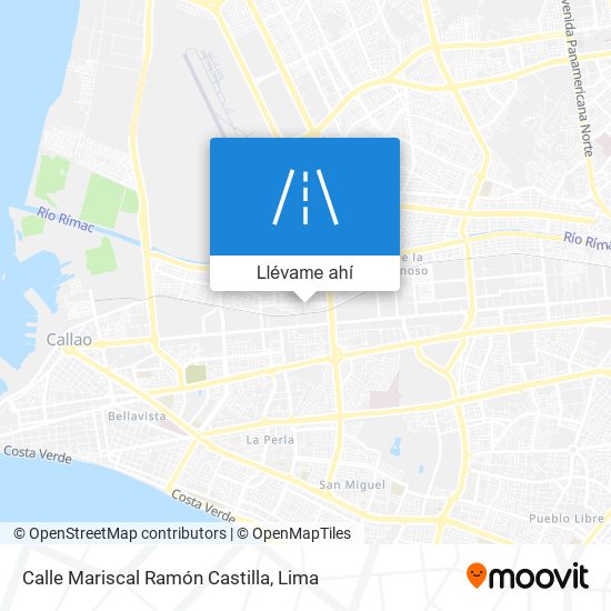 Mapa de Calle Mariscal Ramón Castilla