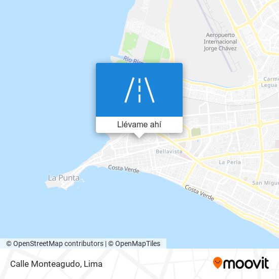 Mapa de Calle Monteagudo