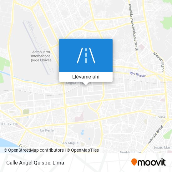 Mapa de Calle Ángel Quispe