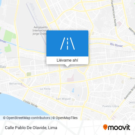 Mapa de Calle Pablo De Olavide