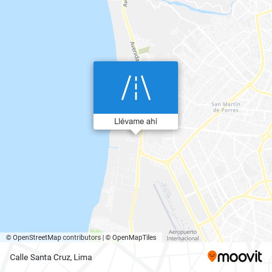 Mapa de Calle Santa Cruz