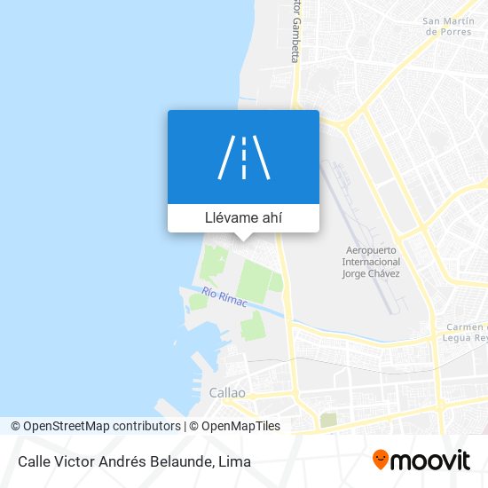 Mapa de Calle Victor Andrés Belaunde