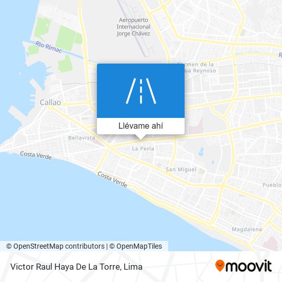 Mapa de Victor Raul Haya De La Torre