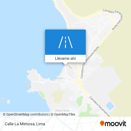 Mapa de Calle La Mimosa
