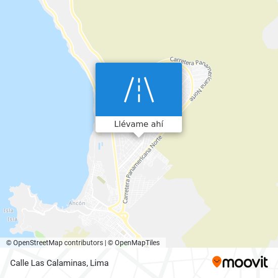 Mapa de Calle Las Calaminas