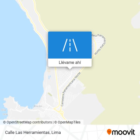 Mapa de Calle Las Herramientas