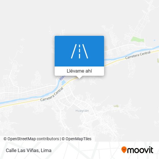 Mapa de Calle Las Viñas