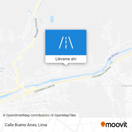 Mapa de Calle Bueno Aires